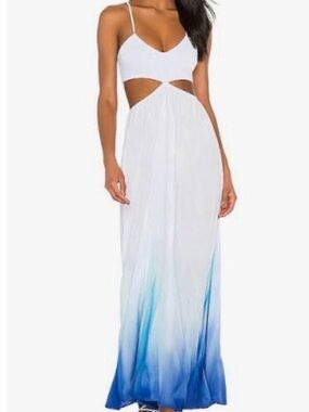indah white maxi dress Bruna Strapless White Maxi Dress